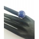 Bague lapis lazuli - cerclage inox