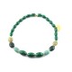 Bracelet vert malachite agate